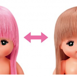 メルちゃんの髪の毛の色、普段からピンク色で戻らなくなる？
